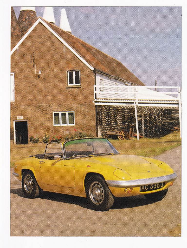 10. A Rare Original Magazine Advertisement of A Lotus Eleven