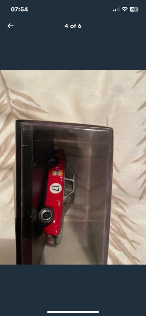 Collectible scale model cars