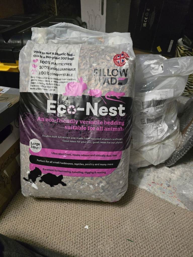 Pillow Wad Eco Nest small animal bedding 3.2kg x3