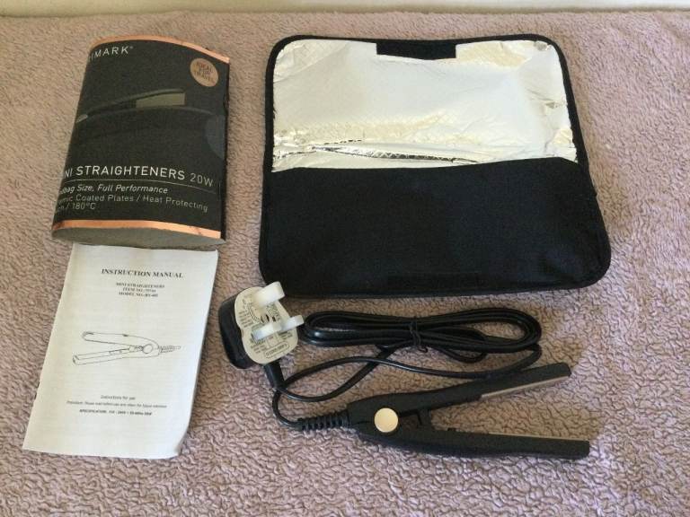 Mini straighteners with case, Brand new