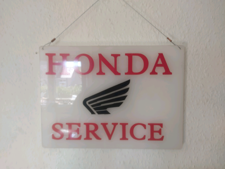 Honda Motorcycle sign 