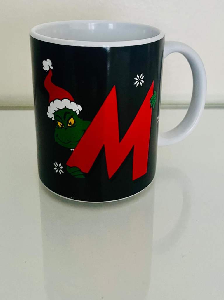 New ‘The Grinch’, Letter ‘M’ Mug.