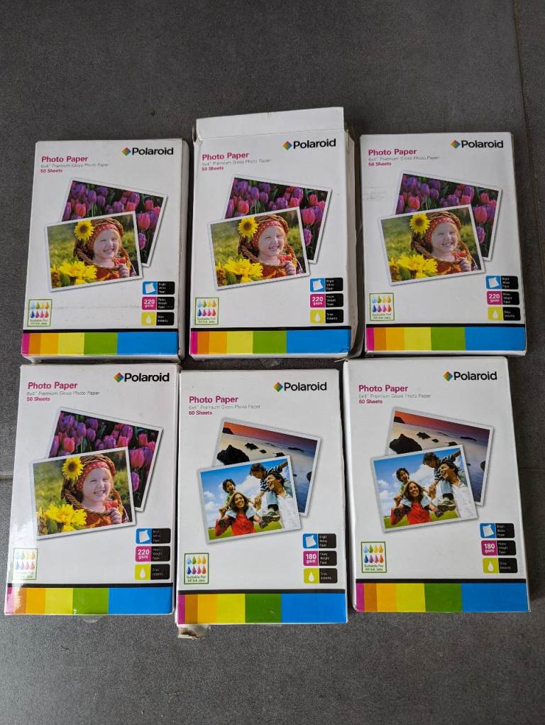 Polaroid photo paper 