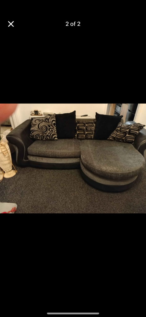 image for Grey dfs sofa SAME DAY DELIVERY! QUICK SALE