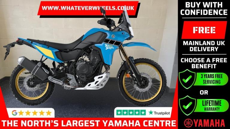 3 Years Free Servicing or Lifetime Warranty Yamaha Tenere 700 Rally