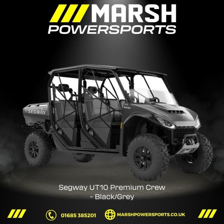 Segway UT10 Crew Premium Grey/Black - Segway Main Dealer - Order NOW!