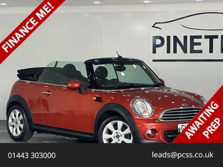 2013 MINI Convertible 1.6 Cooper Convertible 2dr Petrol Manual Euro 6 (s/s) (122 ps) Convertible ...