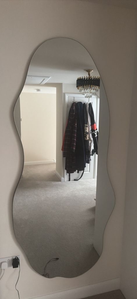 MirrorOutlet The Lacuna – Large Full-Length Frameless Mirror