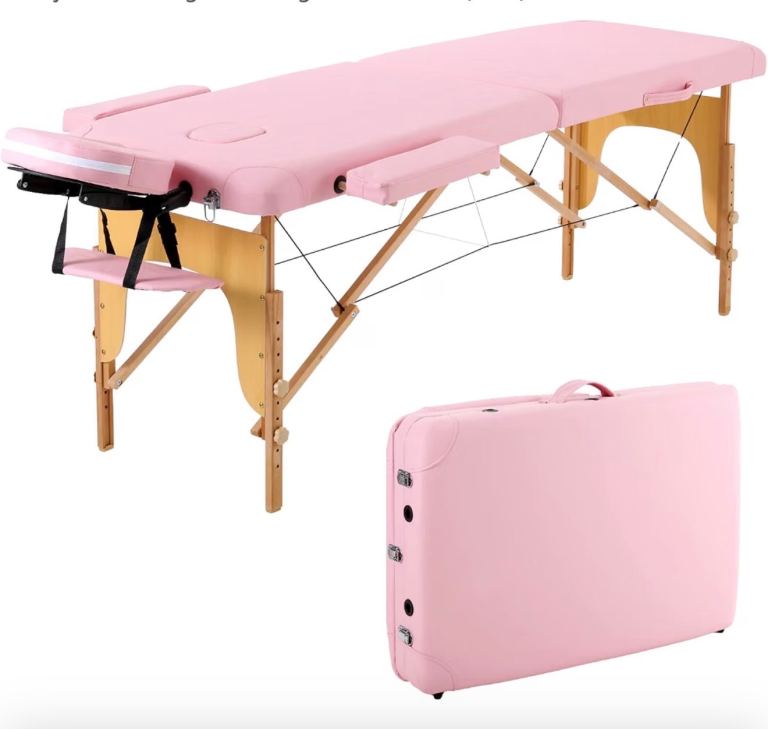 Pink Portable Massage Table - Brand New