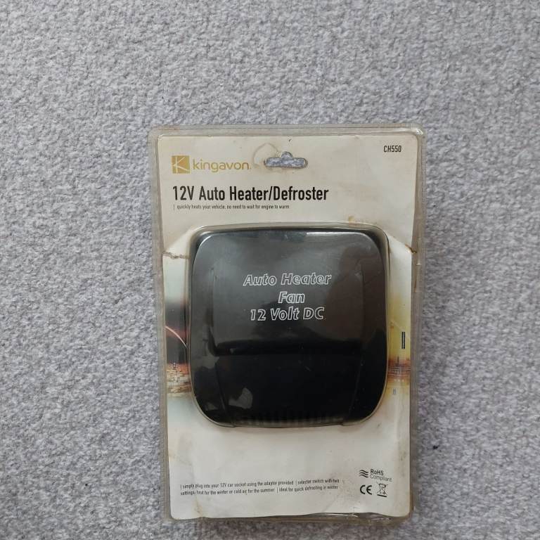 KINGAVON AUTO HEATER/DEFROSTER FAN 12Volt DC