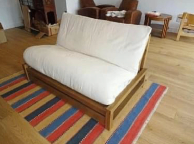 Linear 2 seater Futon Company sofa bed