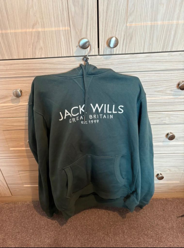 Jack Wills Hoodie – Green, Size S