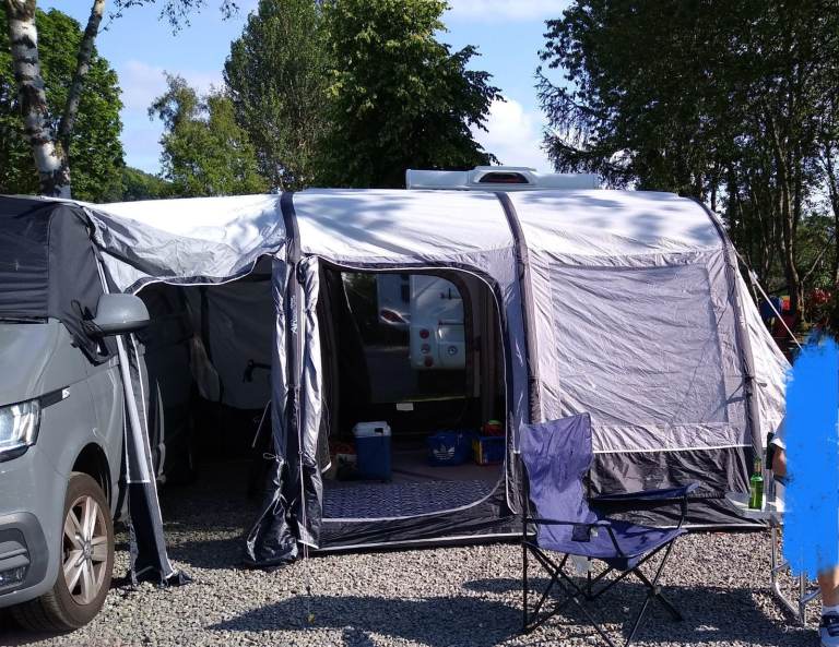 SOLD Vango Airaway Kela XL Standard drive away awning plus drive away kit