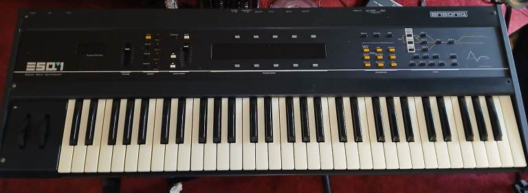Ensoniq ESQ1 Synthesizer Keyboard – 