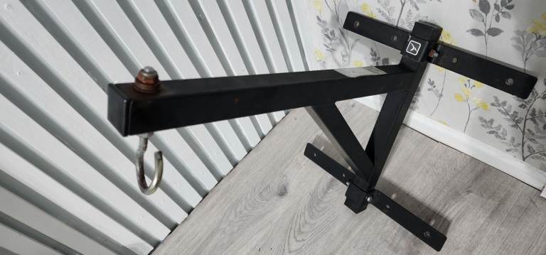 Wall bracket hanger rocks for punch bag 