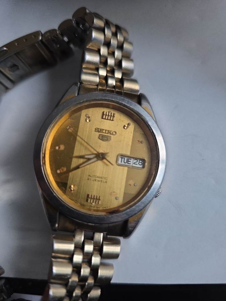 Seiko5 Skeleton automatic watch 