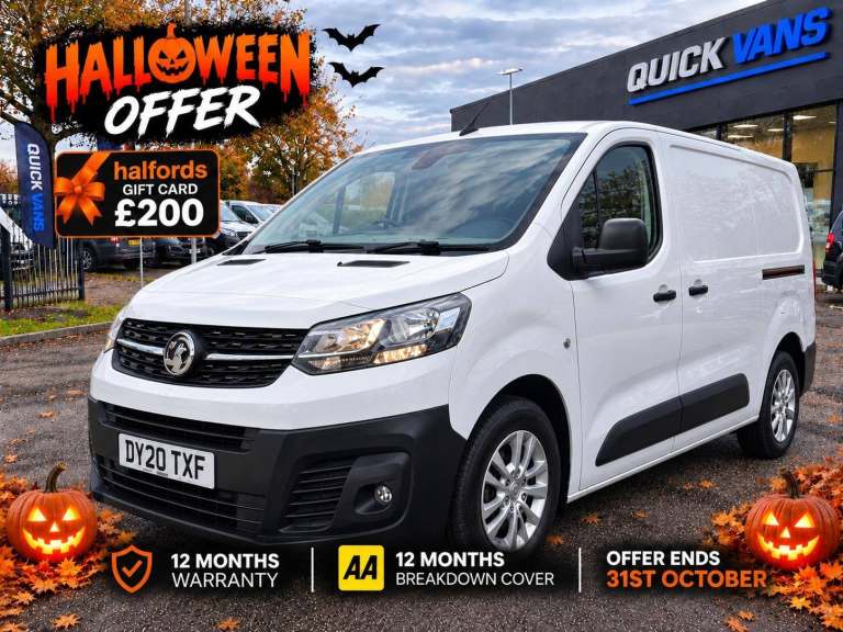 2020 Vauxhall Vivaro 1.5 Turbo D 2900 Dynamic Panel Van Diesel Manual