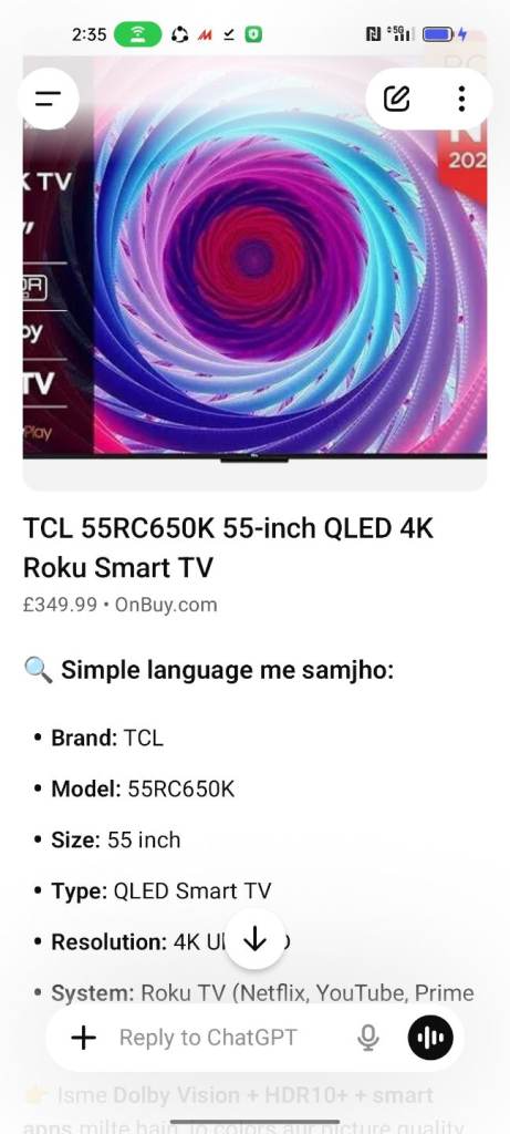 🔥 Urgent Sale – 55” TCL 4K QLED TV Only £ 200 &  Full House Items Bundle –will extra 