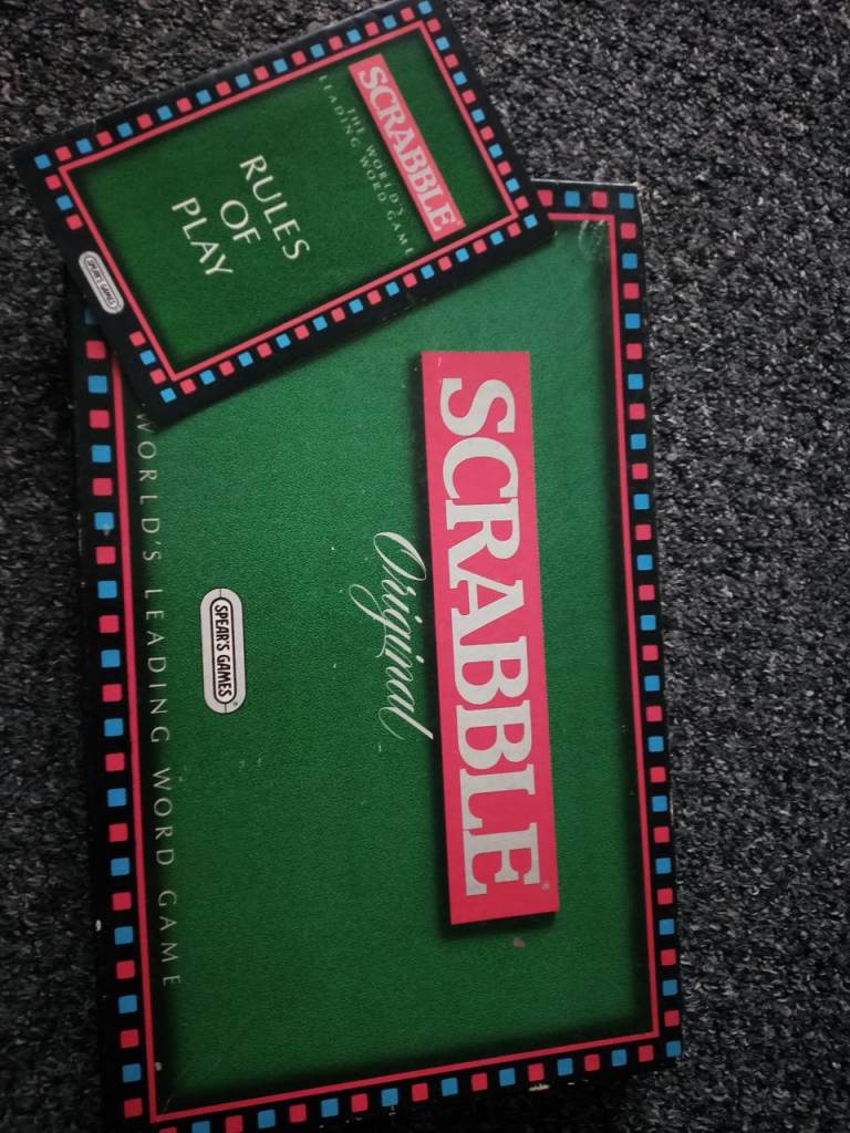 Classic Scrabble Board Game - Complete Set in Good Condition