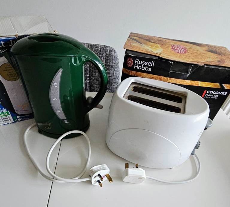 Caravan or Camping Low Wattage Kettle and Toaster Set  