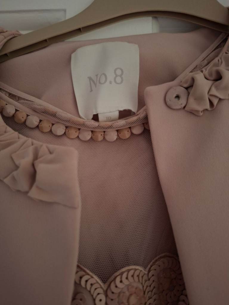 Mother of Bride complete outfit; jacket,dress,shoes,hat and clutch bag.