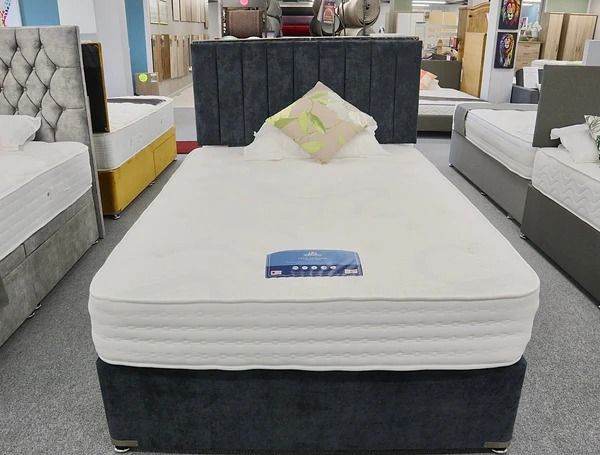 BRAND NEW - BOOK NOW -4FT6 Double Divan Bed With mattress – Quick Sale | Ready to Go