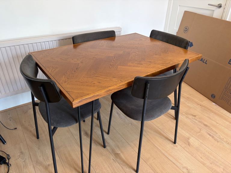 John Lewis 4 seater table and chair set 