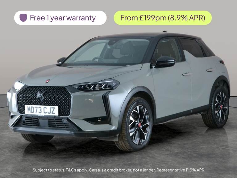 2023 DS Automobiles DS 3 1.2 PureTech 130 Performance Line + 5dr EAT8 HATCHBACK PETROL Automatic