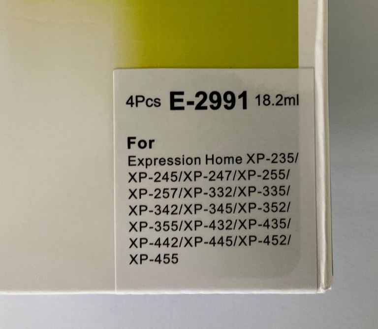 Epson Expression Home Ink Cartridges