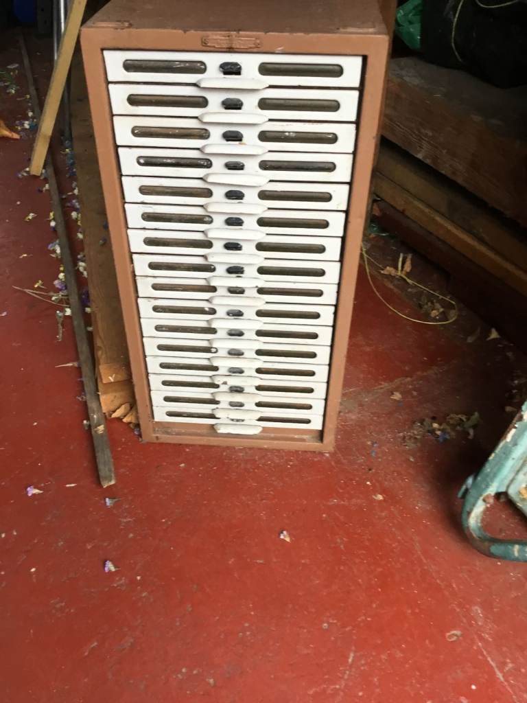 Kardex filing cabinet