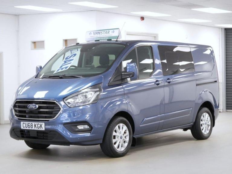 2019 FORD TRANSIT CUSTOM 300 2.0 EBL 130 BHP SWB LIMITED AUTO CREWCAB 6 SEATER