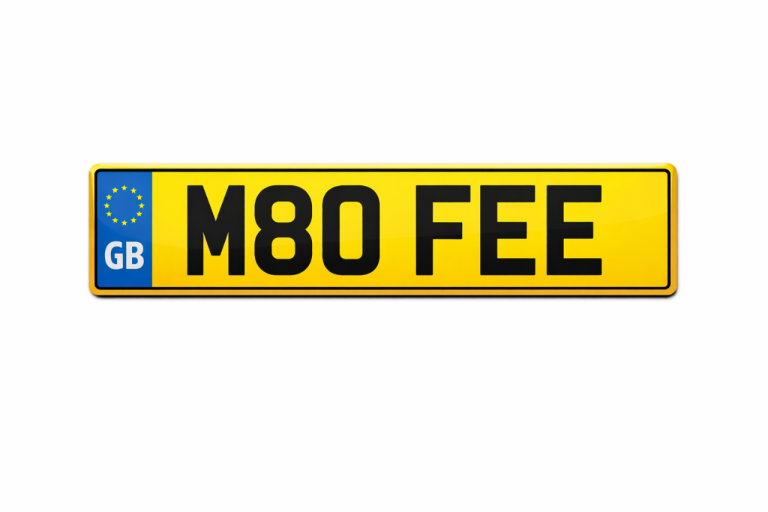 M80 FEE private number plate