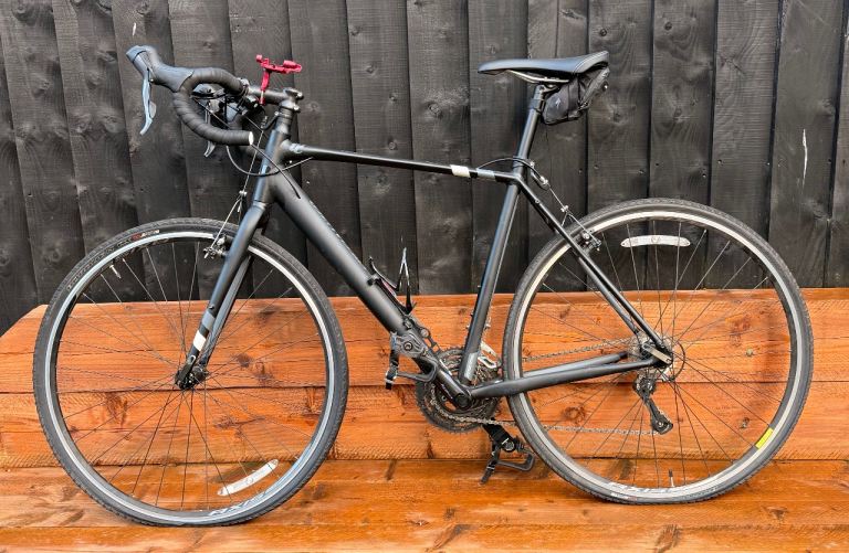 Tri Cross Matt Black Bike