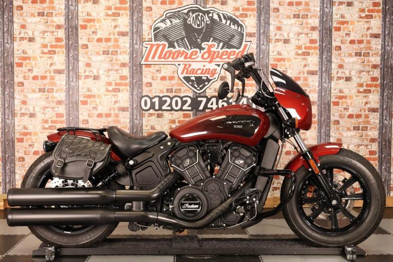 2024 INDIAN SCOUT ROGUE ICON - 8,854 MILES - 1 OWNER - EXTRAS - COPPER METALLIC