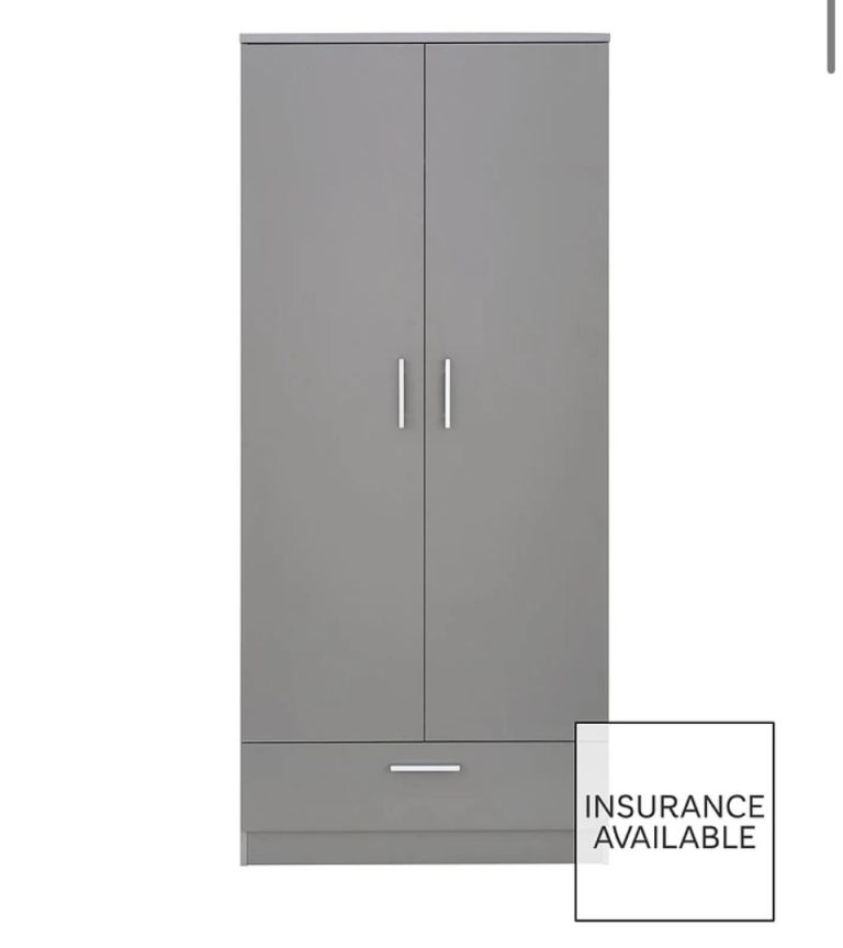 Brand new in box Panama 2 door wardrobe 