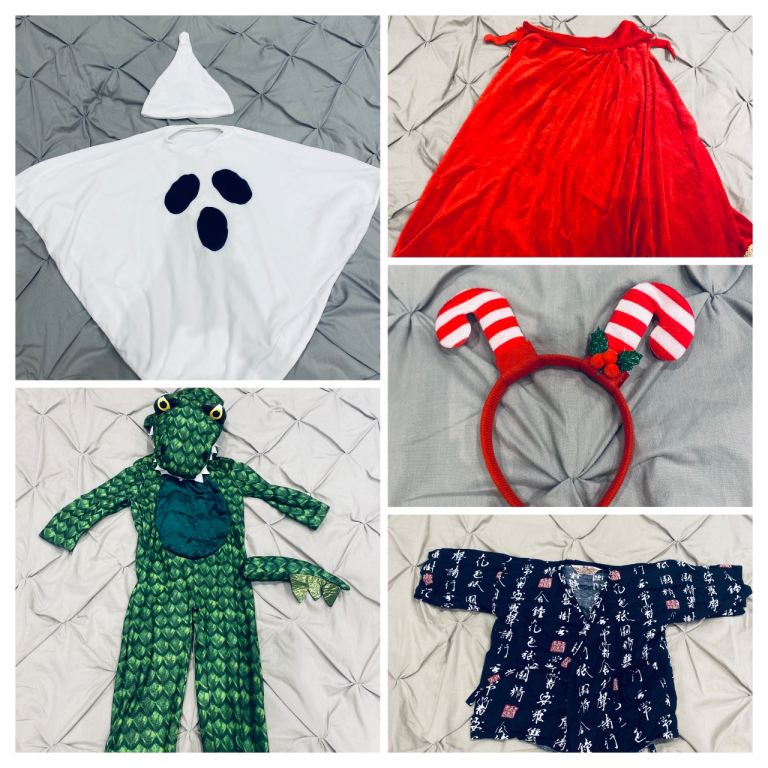 Bundle Of 5 Toddler Fancy Dress Items, 3-4 Years, Great Condition