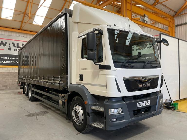 MAN TGM 26.290 *EURO 6* 6X2 26 TONNE CURTAINSIDER - 2017 - DG67 OPO
