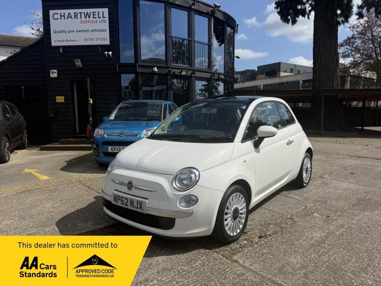 2012 Fiat 500 1.2 Lounge 3dr [Start Stop] HATCHBACK Petrol Manual