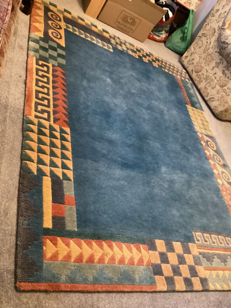 image for Modern rug, excellent quality. Possibly wool.