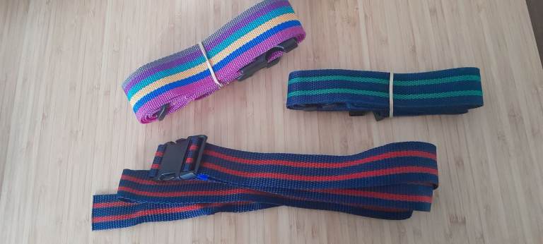 Three Brand New Suitcase/Luggage Straps