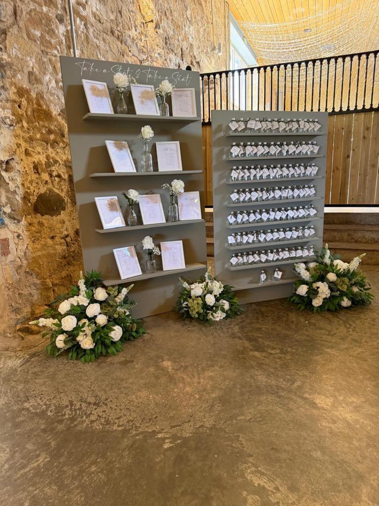 Wedding Signs - Seating Plan and Shot Wall 