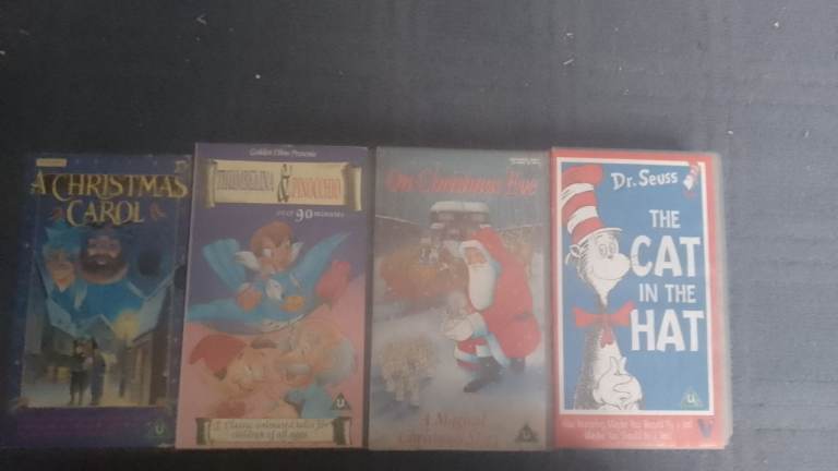 Children VHS videos and Christmas VHS videos 