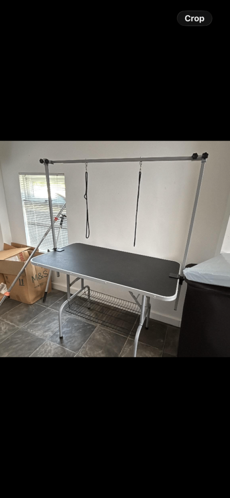 Dog grooming table 