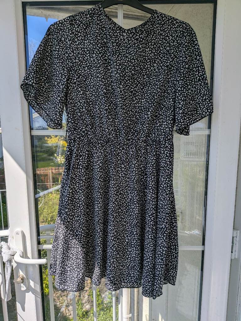 Black and white animal print dress CASH OR TRANSFER 