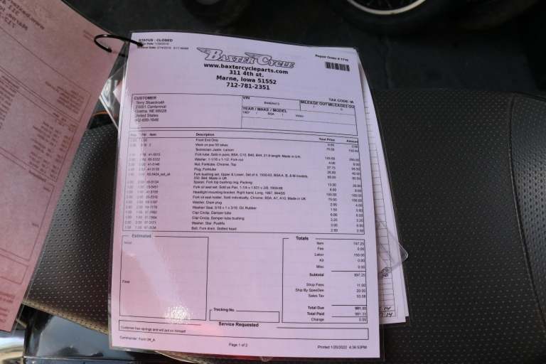 BSA B44 Victor Enduro 1967 stunning standard condition