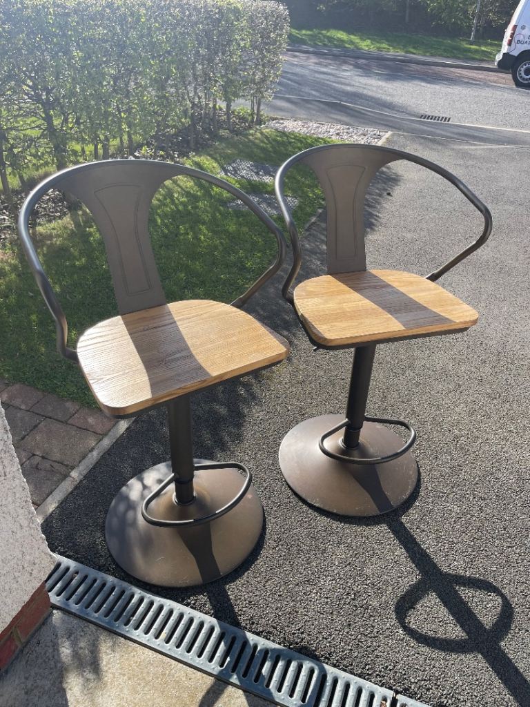 Pair Bar Stools