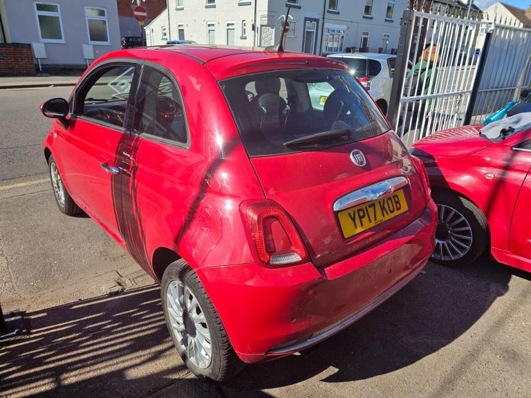 2017 Fiat 500 1.2 Lounge Euro 6 (s/s) 3dr HATCHBACK Petrol Manual