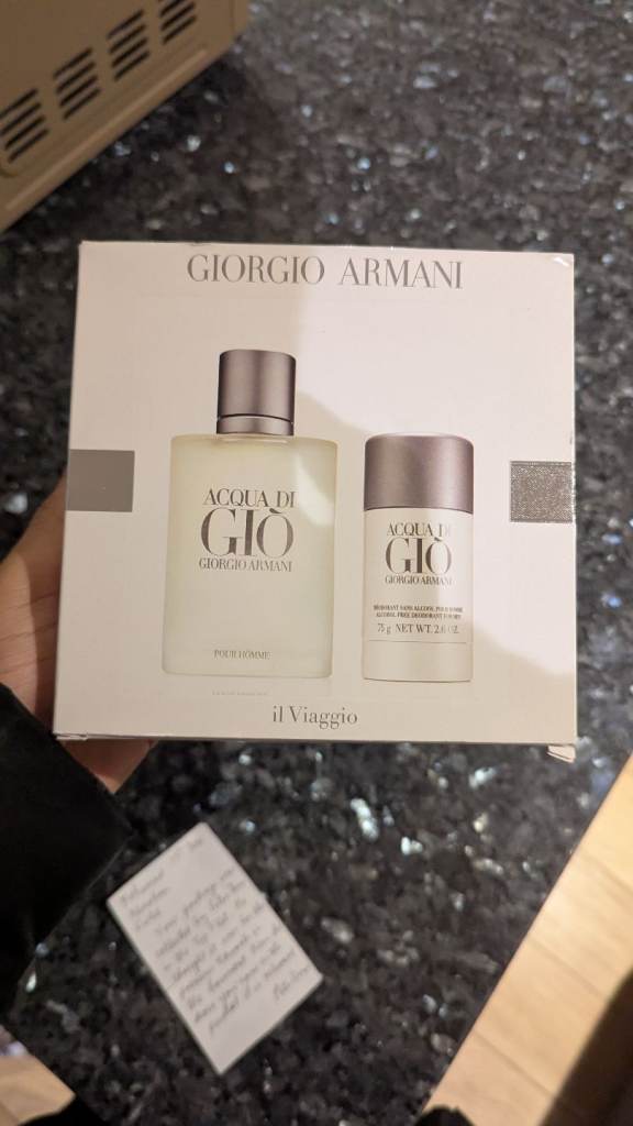 Acqua Di Gio Armani 100ml perfume / deodorant set