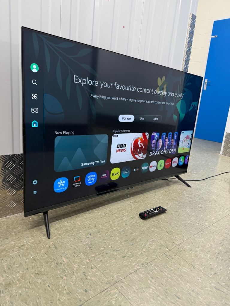 Samsung 55 Inch 4K Crystal UHD Smart TV – Gaming Hub (UE55CU7020KXXU) Read Description