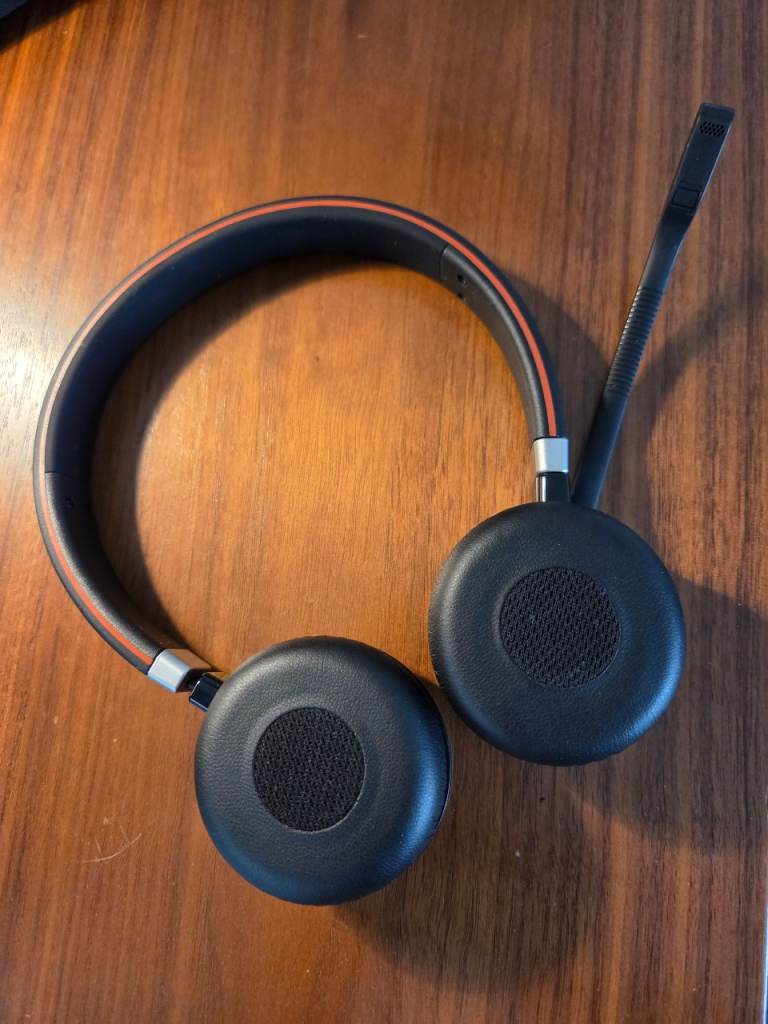Jabra Evolve 65 Wireless Headset + Bluetooth USB Dongle & Case